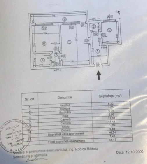 Apartament cu 2 camere semidecomandat, mobilat în 1 Mai
