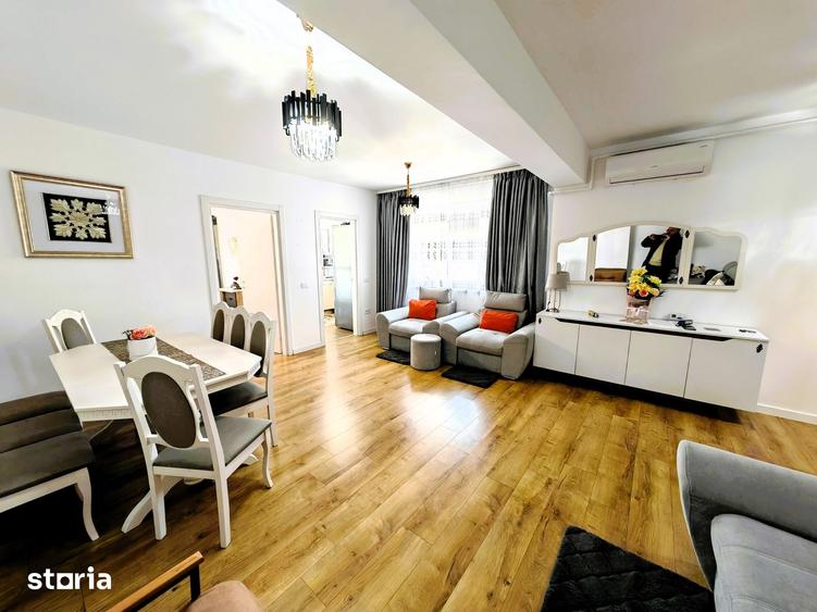 Apartament cu 3 camere, mobilat în Nord