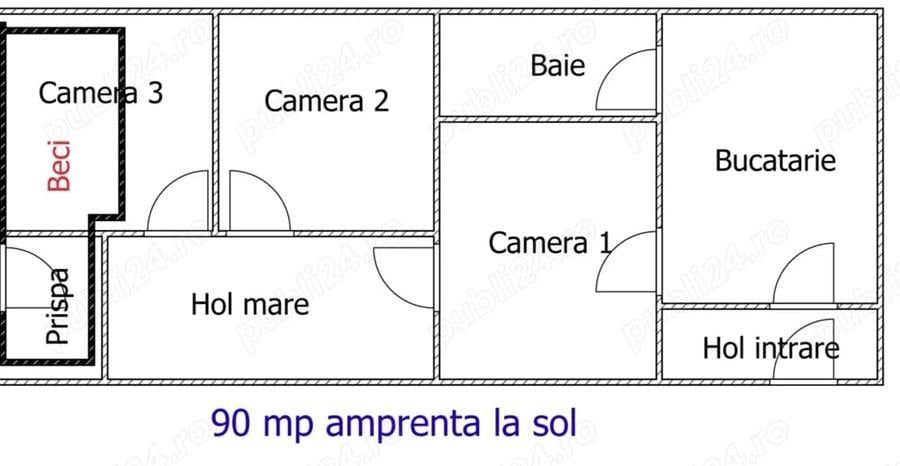 Casa + Teren Brebeni - 1300 metri patrati - 10 minute de Slatina - 1