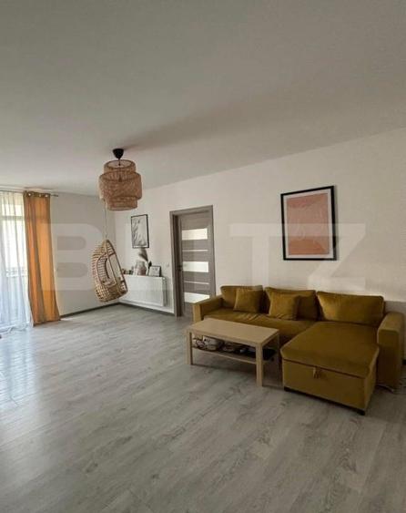 Apartament cu 2 camere semidecomandat, mobilat în Baciu