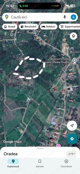 Teren de 4754 mp, în Podgoria