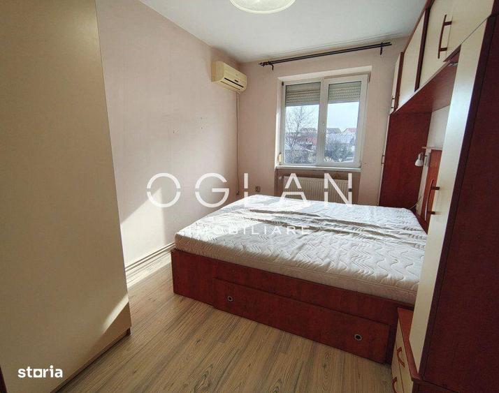 Apartament cu 2 camere semidecomandat, mobilat în Trei Stejari
