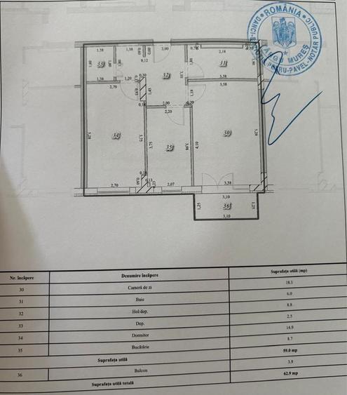 Apartament cu 2 camere decomandat în Exterior Vest