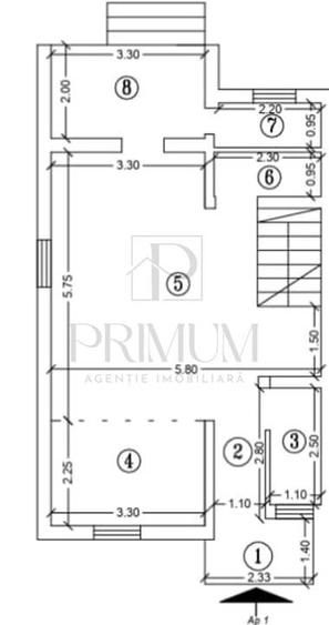 Duplex cu 3 camere cu Teren 200 Mp în Rudicica