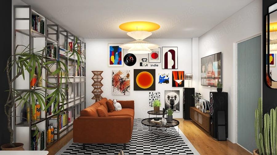 Apartament cu 2 camere decomandat în Central