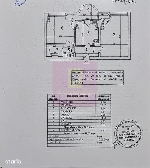 Apartament cu 2 camere decomandat în Decebal