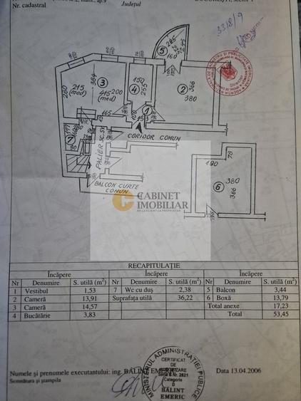 Apartament cu 2 camere semidecomandat în P-ța Victoriei