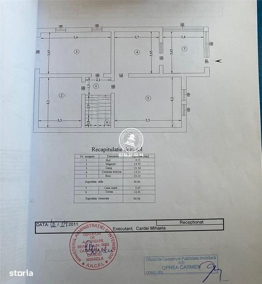 Casă cu 4 camere în Rusenii Noi