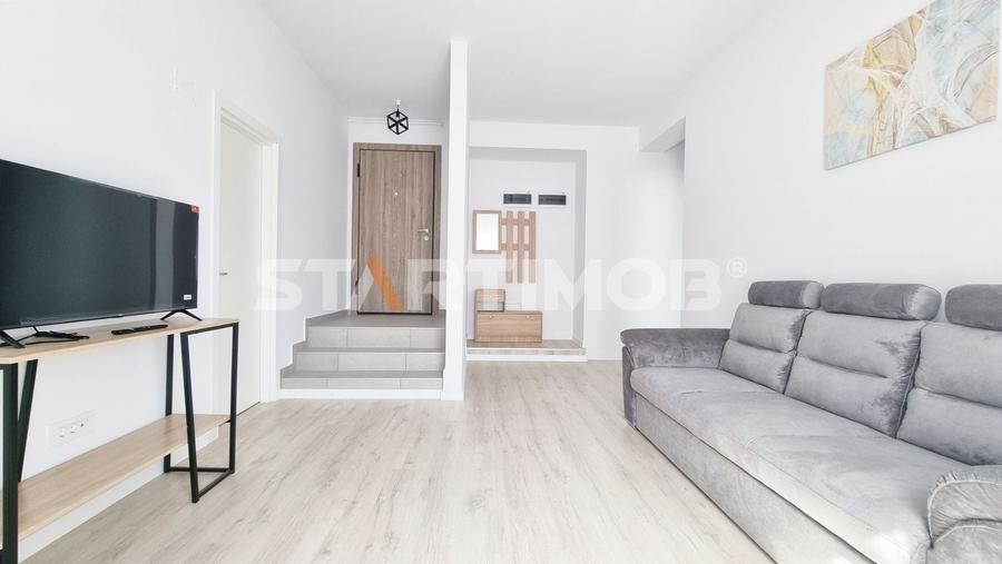 Apartament cu 2 camere semidecomandat, mobilat în Noua