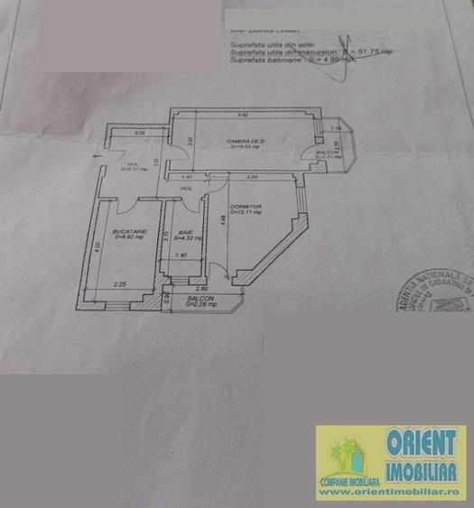 Apartament cu 2 camere decomandat în Tomis II
