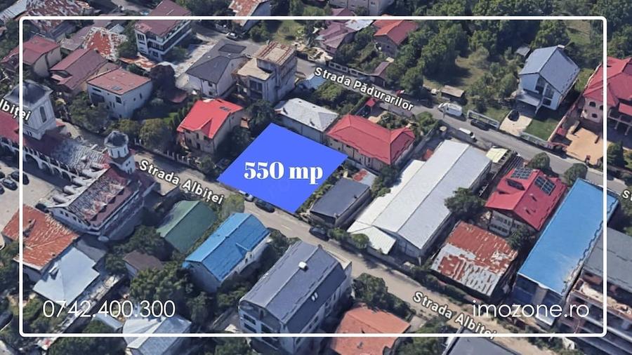 Teren de 555 mp, în Militari
