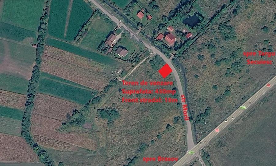 Teren de 430 mp, în Prejmer