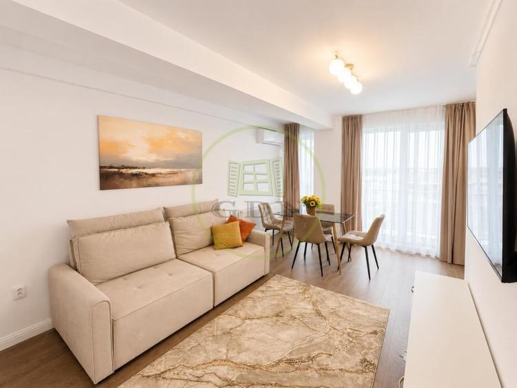 Apartament cu 2 camere semidecomandat, mobilat în Otopeni