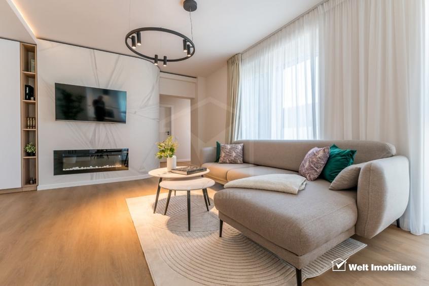 Apartament cu 3 camere semidecomandat, mobilat în Zorilor