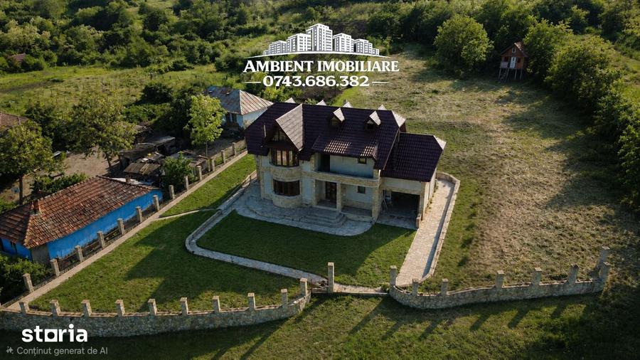 Casă cu 5 camere cu Teren 3200 Mp în Muntenii de Jos