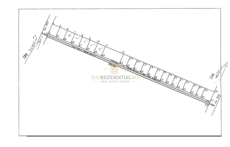 Teren Construcții intravilan de 2500 mp, în Central