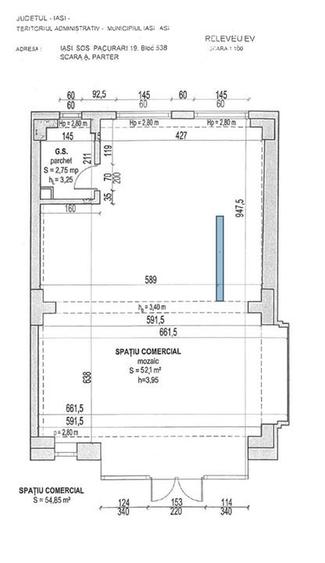 Spatiu comercial vitrat, 52mp, sos. Pacurari, zona postei - 17
