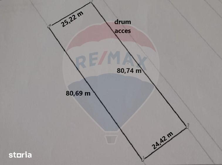 Teren de 2263 mp, în Râșnov