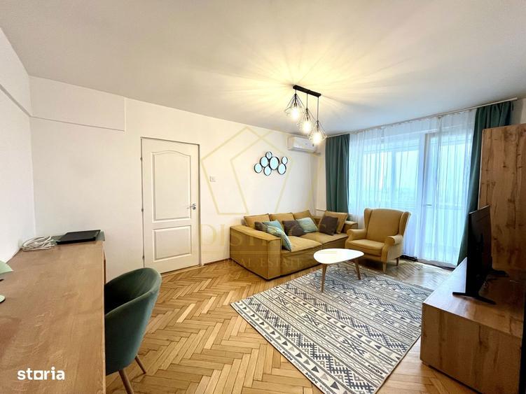 Apartament cu 2 camere semidecomandat, mobilat în Iosefin
