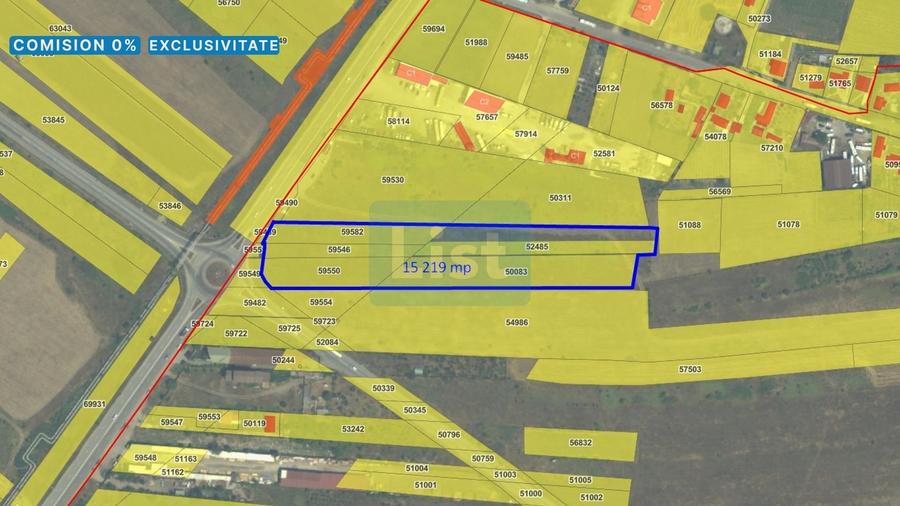 Teren de 15219 mp, în Mărăcineanu