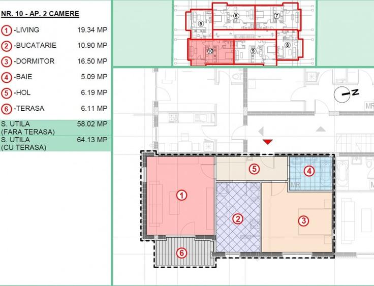 Popesti Leordeni-apartament decomandat in oferta - 2