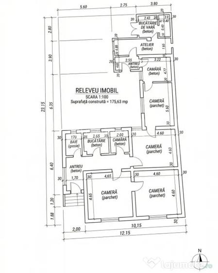 Casa 175 mp de renovat, teren 669 mp, toate utilita?ile, - Timisoara (Timis)