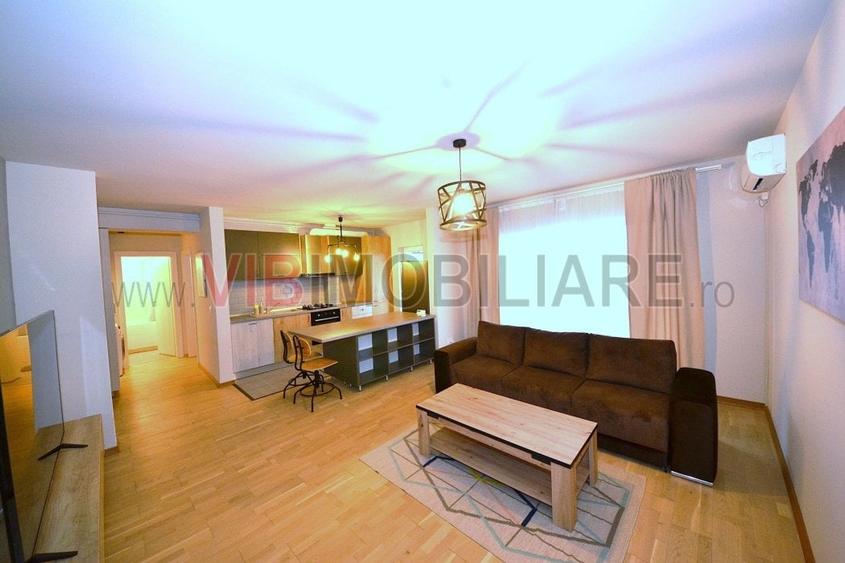 Apartament cu 2 camere semidecomandat, mobilat în Odăi