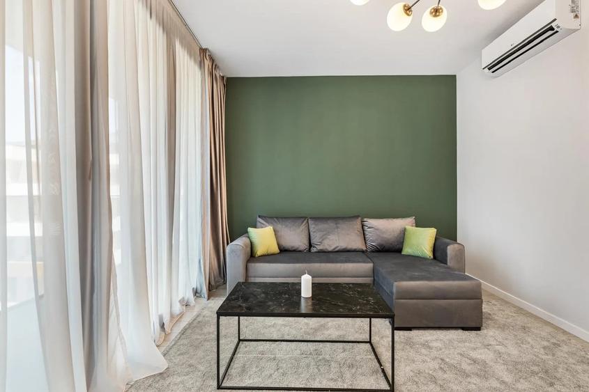 Apartament cu 2 camere decomandat, mobilat în Herăstrău