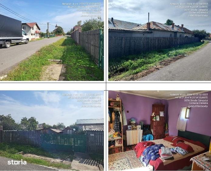 Casă cu 3 camere cu Teren 526 Mp în Crevedia