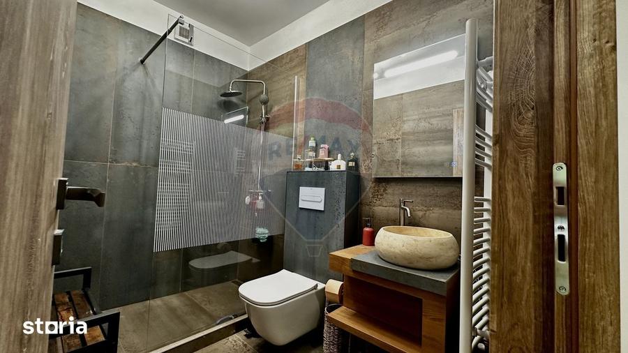 Apartament cu 2 camere, mobilat în Borhanci