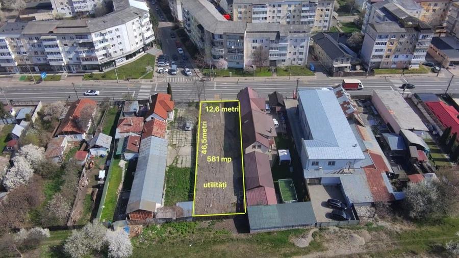 Teren construcție, în Mărăței