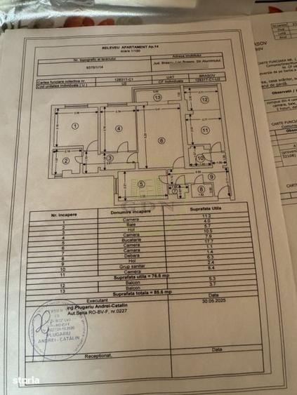 Apartament cu 4 camere, mobilat în Tractorul