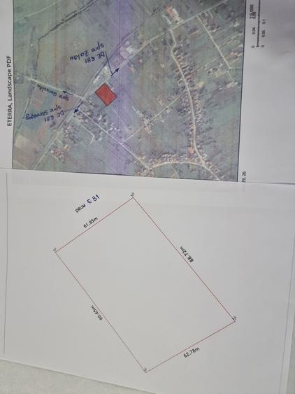 Teren de 5593 mp, în Badon