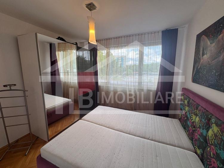 Apartament cu 3 camere decomandat, mobilat în Aleea Carpați