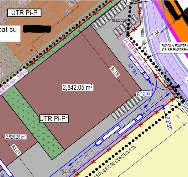 Proiect doua hale 6000 mp PUZ aprobat Baciu - 3