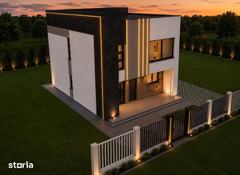 Casă cu 5 camere cu Teren 373 Mp în Moșoaia