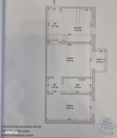 Investitie ideala-Apartament cu 2 camere-bloc izolat termic-zona Lipov - 3