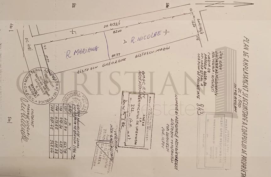 Teren Construcții intravilan de 580 mp, în Domnești