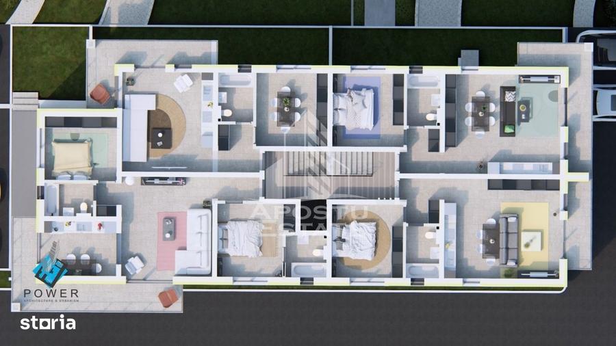 Apartament cu 3 camere în Central