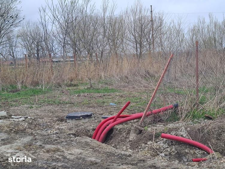 Teren intravilan-ingradit cu utilitati trase in fata terenului! - 2