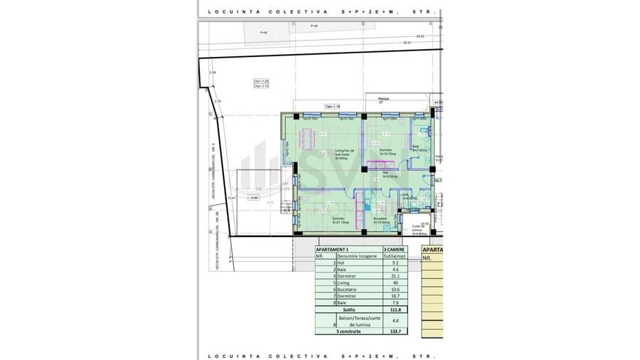 Apartament cu 3 camere decomandat, mobilat în Aviației