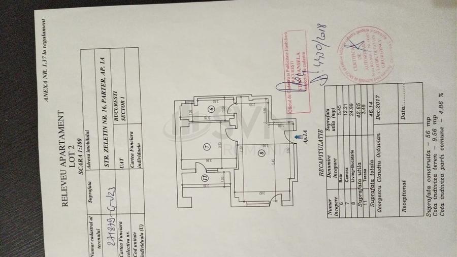 Apartament cu 2 camere decomandat în Aviației
