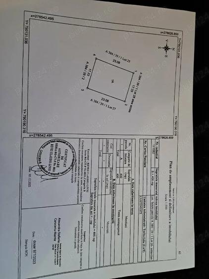 Teren de 400 mp, în Central