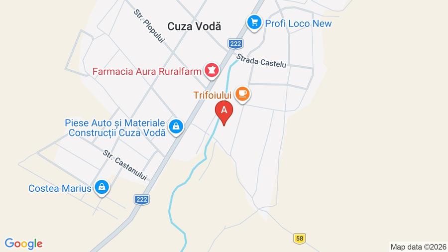 Teren Construcții intravilan de 483 mp, în Cuza Vodă