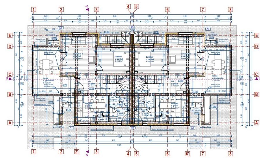 Casă cu 5 camere cu Teren 250 Mp în Gilău
