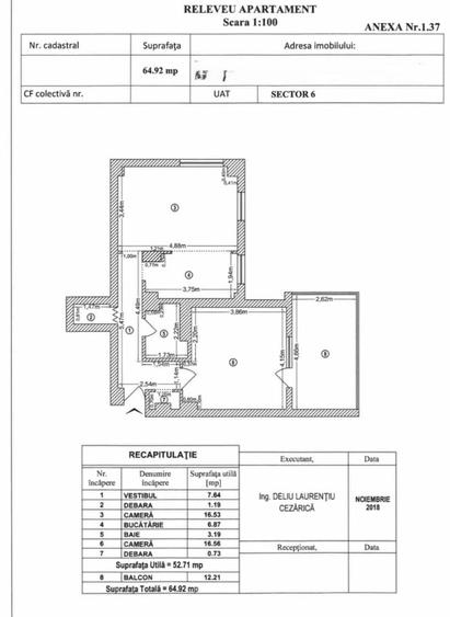 Apartament cu 2 camere decomandat, mobilat în Lujerului