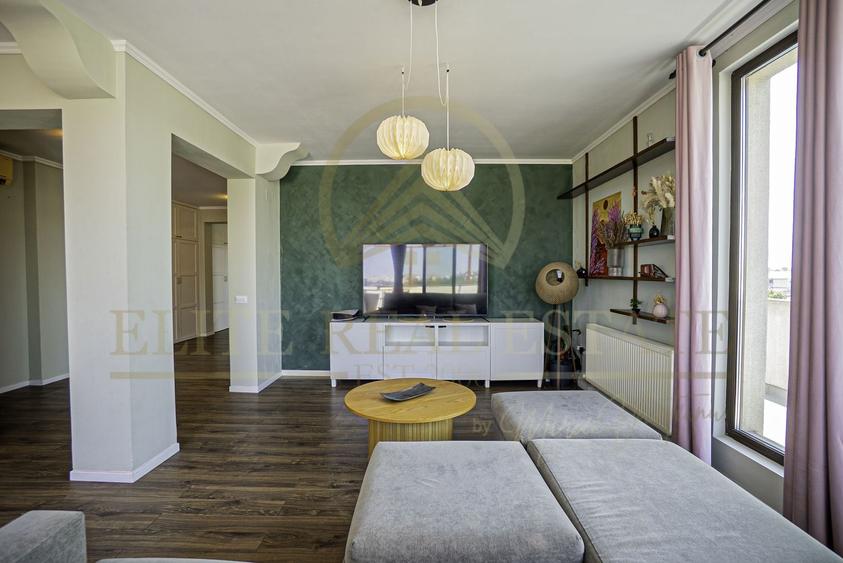 Apartament cu 3 camere decomandat, mobilat în Poarta 6
