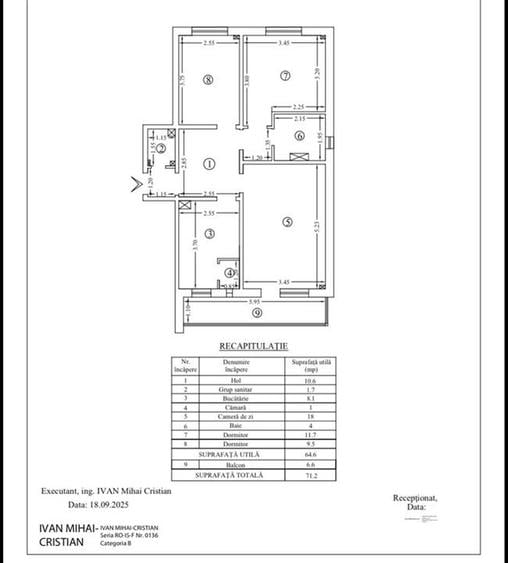 Apartament 3 camere Dacia - Decomandat - 8