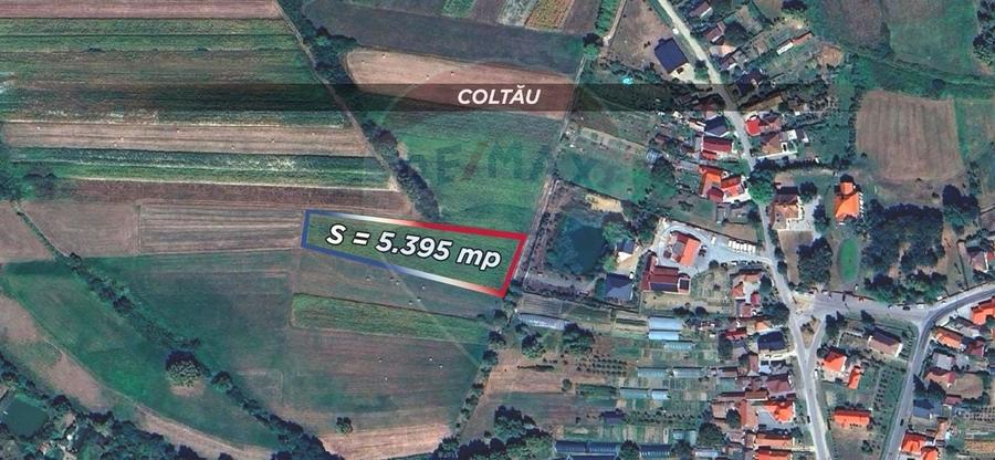 Teren Construcții intravilan de 902 mp, în Coltău