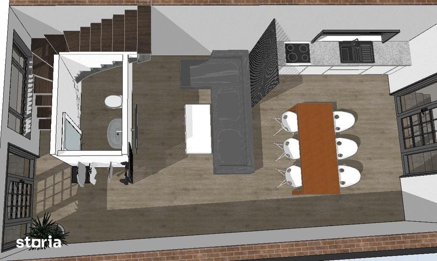 Casă cu 3 camere cu Teren 150 Mp în Calea București